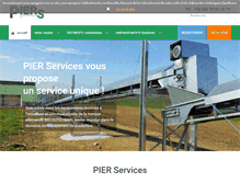 Tablet Screenshot of pier-services.com